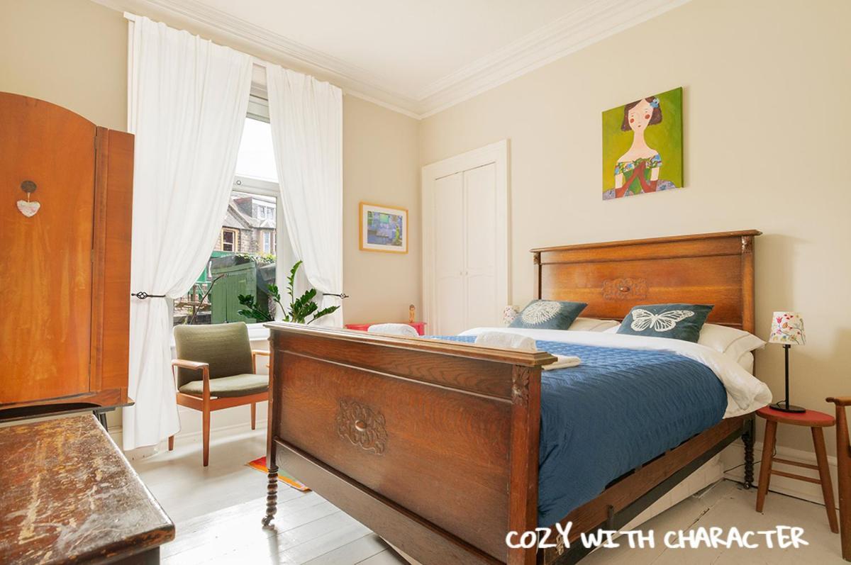 Cozy With Character Vibrant Cottage Style Flat At Leith Links Park エディンバラ エクステリア 写真