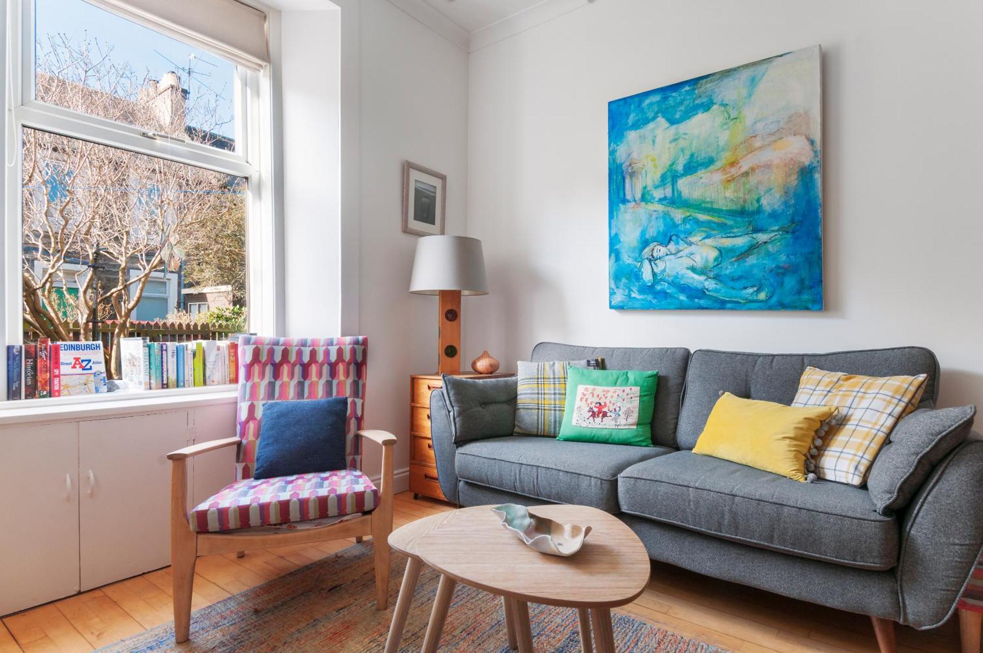 Cozy With Character Vibrant Cottage Style Flat At Leith Links Park エディンバラ エクステリア 写真